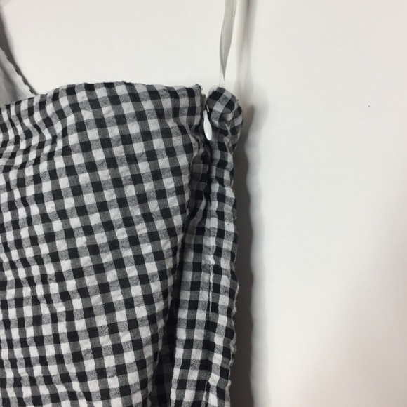 Vineyard Vines Gingham One Shoulder Dress 00 - Picture 10 of 11